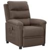 VidaXL Fauteuil inclinable électrique Taupe Tissu 3098971