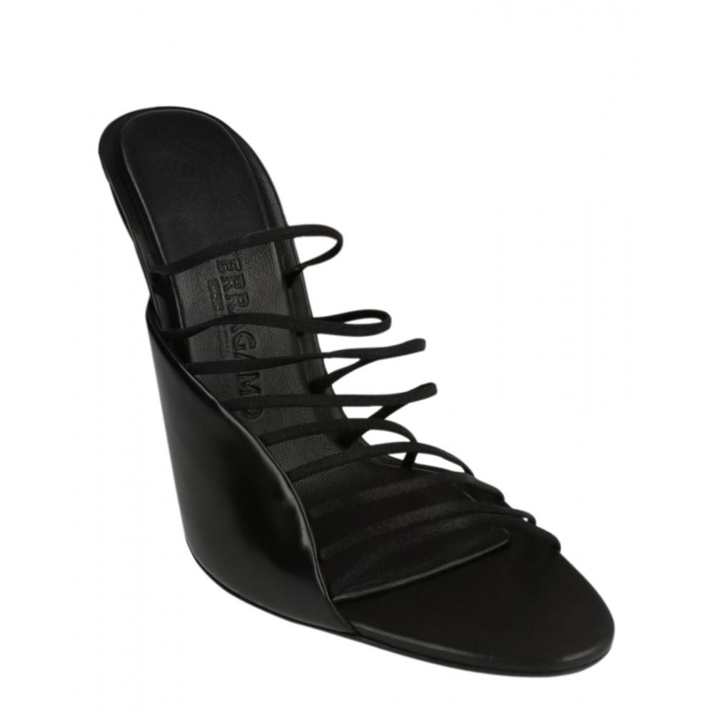 Salvatore Ferragamo Altaire Strappy Sandals Black