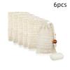 6 Soap Storage Bags, Soft Soap Bags For Shower, Exfoliating Mesh Soap Storage Bags For Facial And Body Cleaning Foam