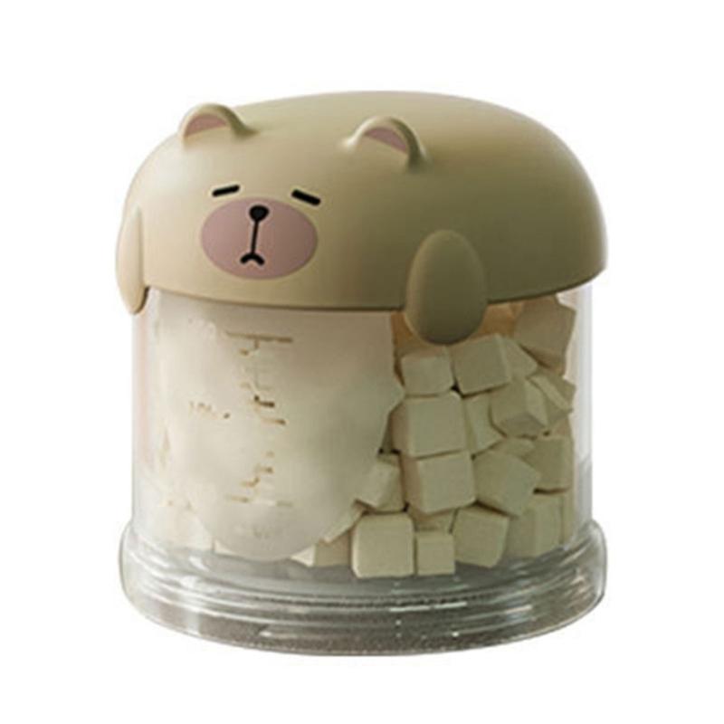 

Clear Flexible Pet Treats Storage Box Tiered Design Food Organizers Easy To Maintain And Space Saving for Travel Use