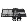 Dual Axles 1 24 Scale RC Trailer for Hauling Behind Cars for SCX24 for FCX24 RC Crawler Upgrade Parts