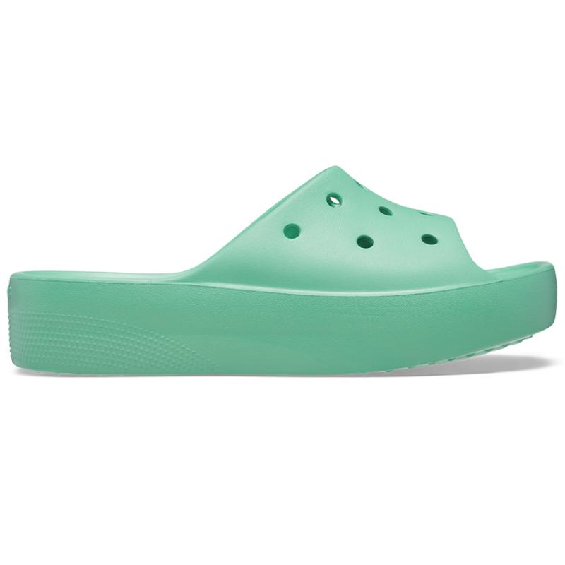 Crocs Classic Platform Sandals 'Green' Women's