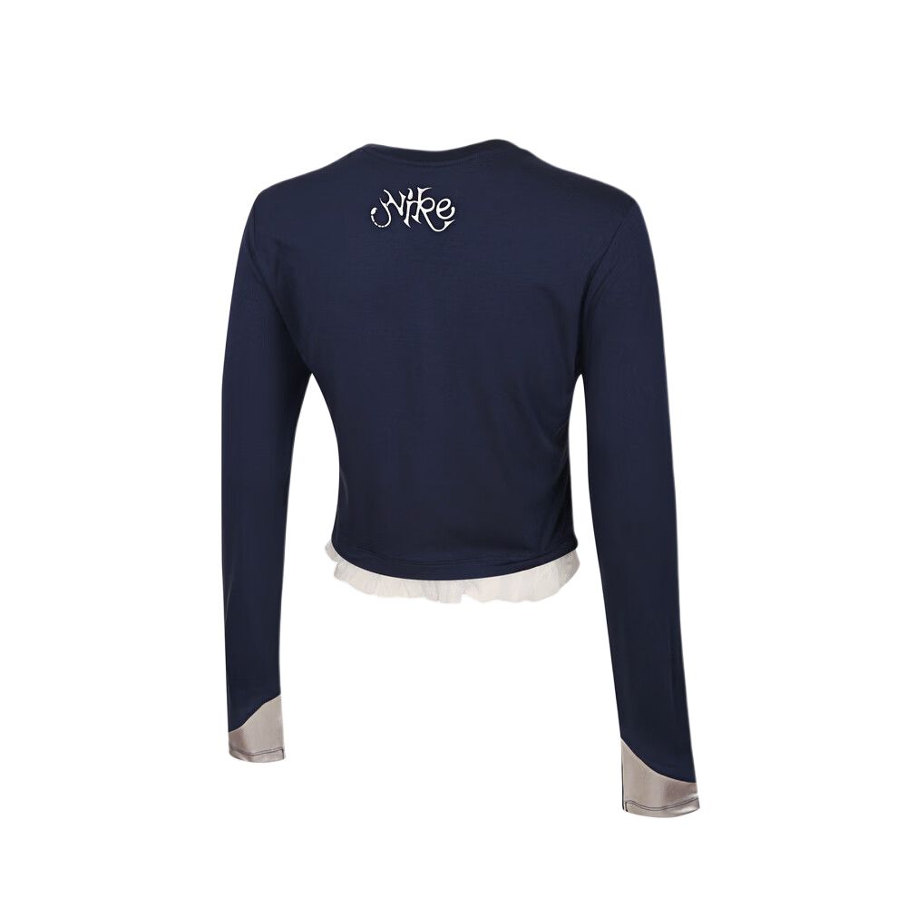 Nike Casual Long Sleeve Crew Neck T-Shirt Women tops IO0467-410