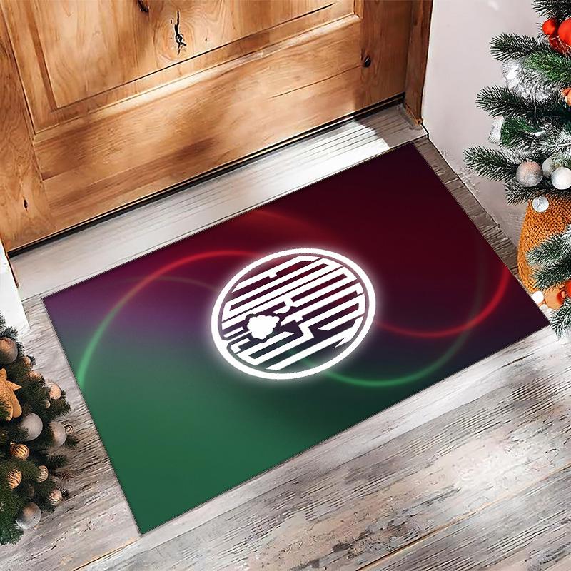 Tappeto in Velluto di Cristallo con Stampa Calcio Nottingham Forest, Comodo Assorbente d'Acqua Antiscivolo Tappeto per Pavimenti Interni