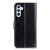 For Samsung Galaxy S24 FE Case PU Leather Wallet Crazy Horse Texture Phone Cover