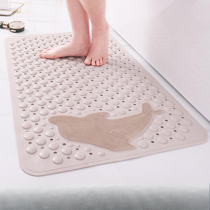 Koupelnová protiskluzová podložka Koupelnová sprchová podložka Sprchový kout Vodotěsná a protipádová podložka na nohy Domácí toaleta s přísavkou Podlahová rohož