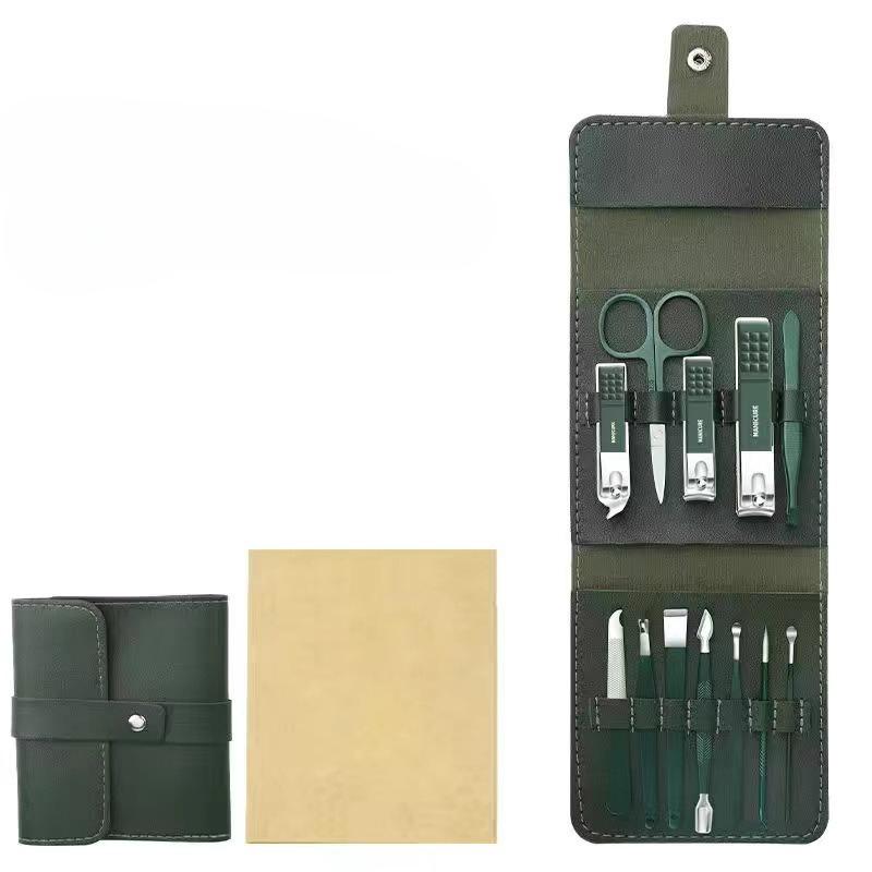 Stainless Steel Nail Clippers 6-piece Set, Portable Nail Clippers Household Nail Clippers To Remove Dead Skin Fork Manicure Tool