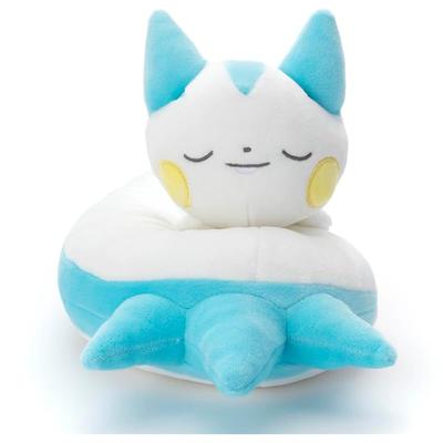 Pelúcia Pokémon Amigo Dormindo P Pequeno Pachirisu, Largura aprox.. 26cm