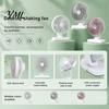 Desktop Cooling Fan Portable Desk Fan, Small Air Circulating 3 Speed Quiet Personal Circulator Adjustable Tilt Head Table for Office Dorm Kitchen