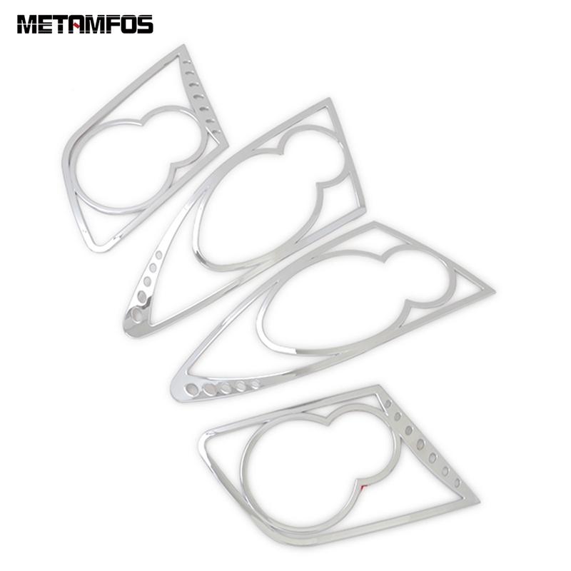 Rear Light Lamp Cover Trim For Mazda 6 M6 Atenza 2003-2007 2008 Chrome Taillamp Taillight Frame Protector Exterior Accessories