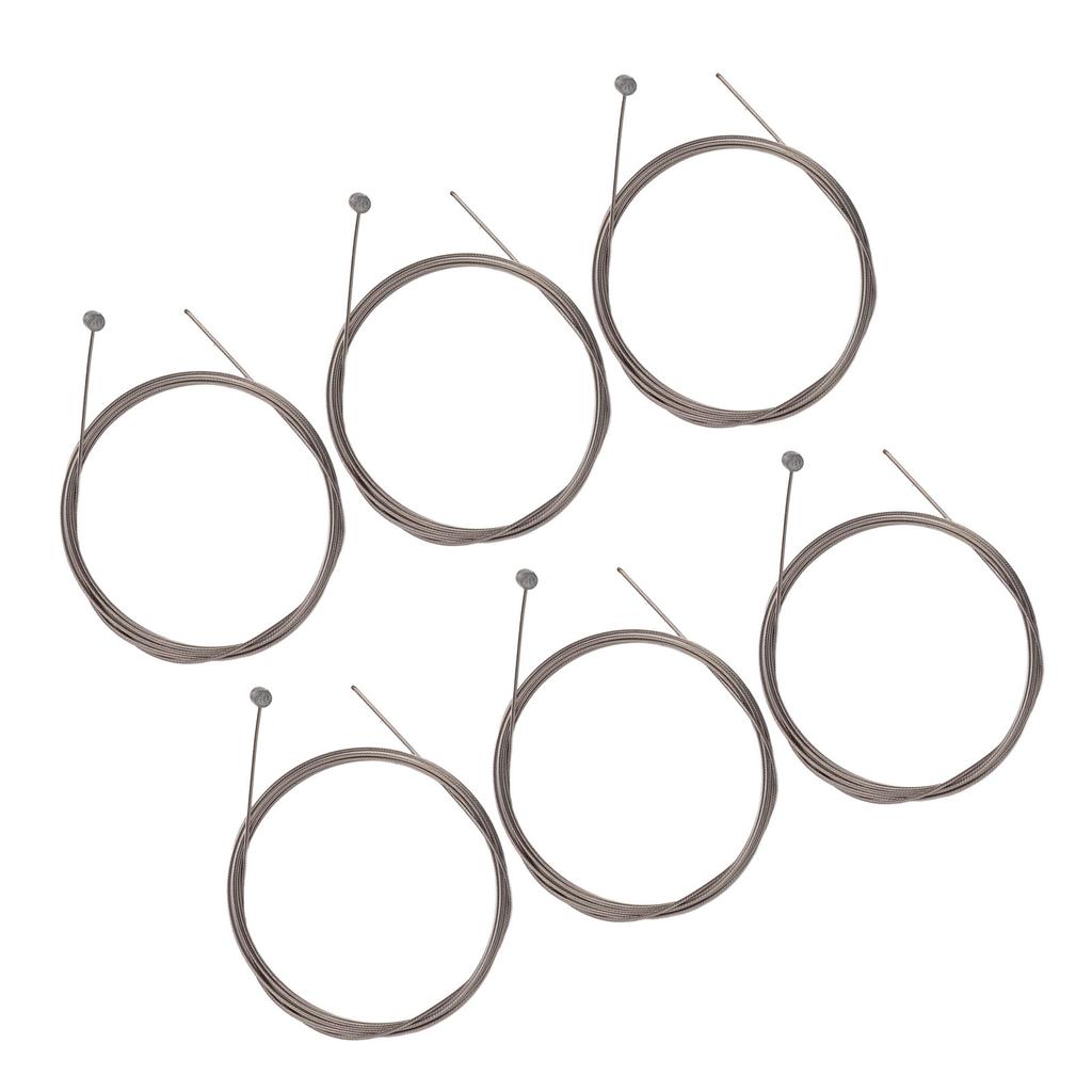 10 Stück Fahrrad Bremsleitung Set Edelstahl Bremskabel mit Endkappe Endhülse für Mountainbike