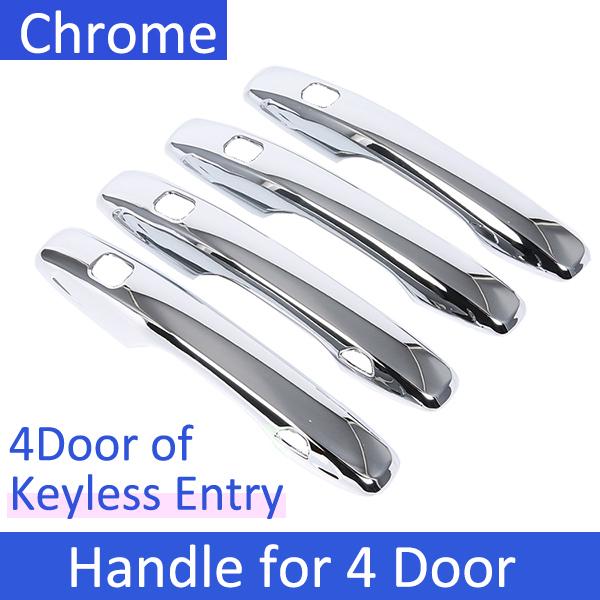 

for Volvo XC90 90 T6 2015~ Chrome Outer Door Handle Cover Trim Car Exterior Accessories Protective Stickers 2018 4Handle 4 Buttons
