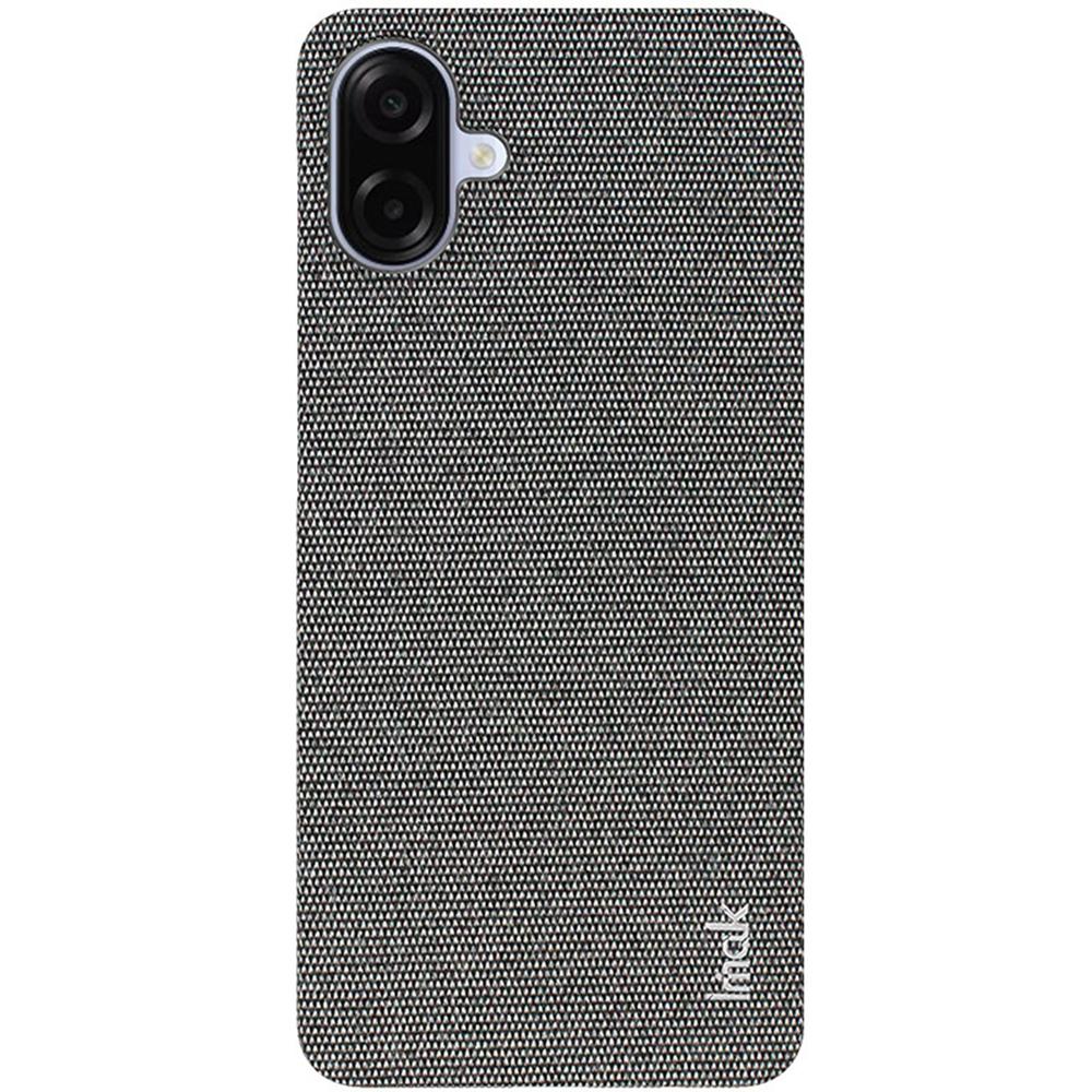 IMAK Ruiyi Series for Samsung Galaxy A07 4G Case Fabric Texture Leather+PC Phone Back Cover