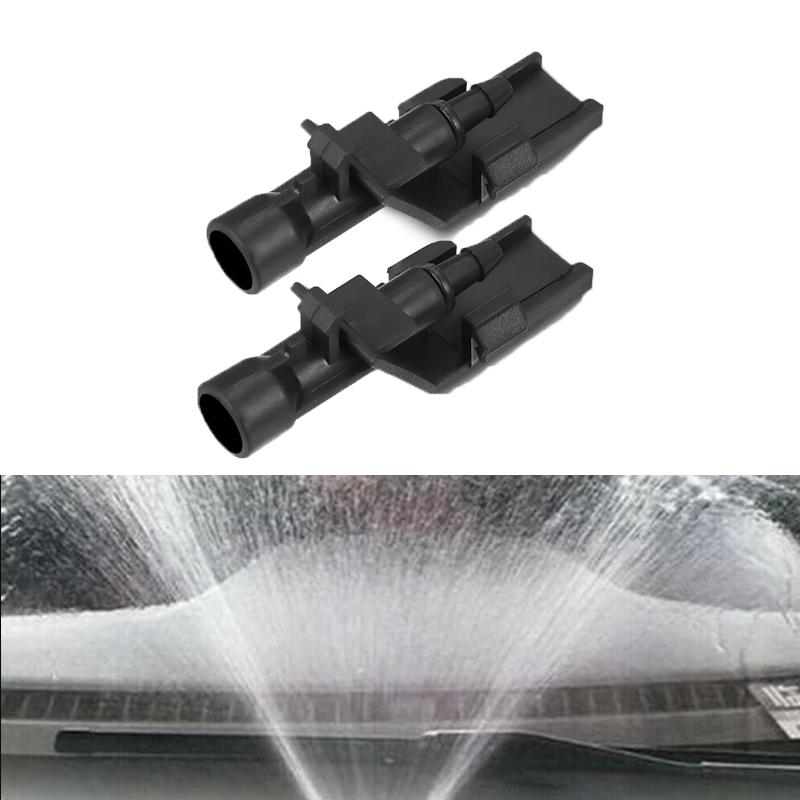 2pcs Windscreen Washer Jet For 2017-2021 Honda Civic Black Front Windscreen Washer Jet ABS 76810TGGE01 Windscreen Wipers Parts 2PCS