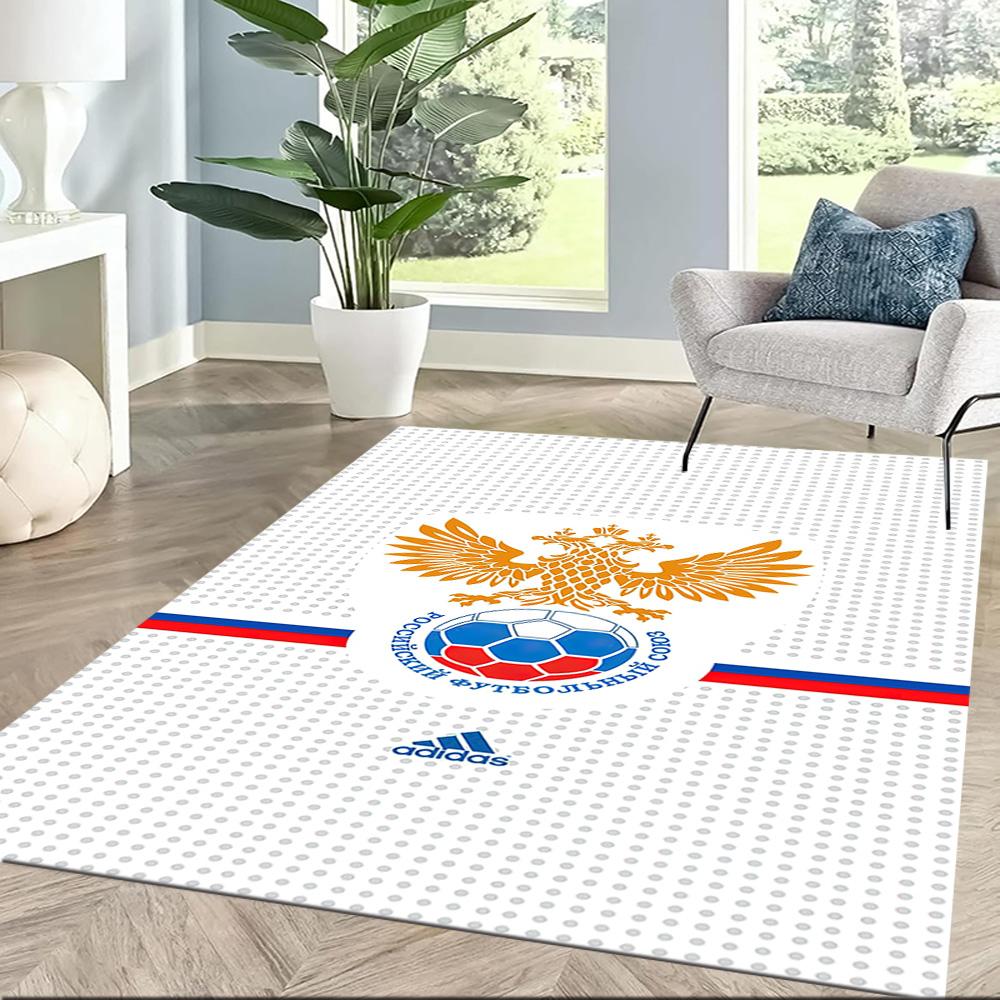 Red-style Russian Emblem Square rugs are a great choice for living rooms, bedrooms, home décor, and as gifts.