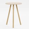 Round Side Table Wooden Legs Single Nesting Coffee Table Home Living Room Decoration and Furniture