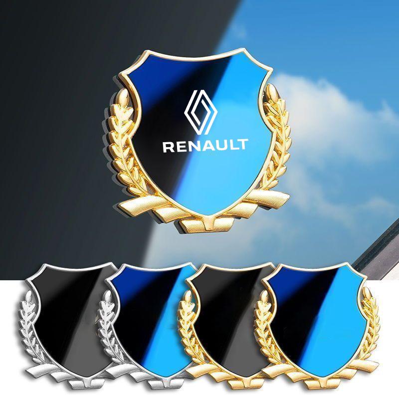 Do Renault 2026 Nowe Kołpaki Metalowe Emblemat Bagażnika Okna Bocznego Odznaka Naklejka Na Samochód Do Renault Clio Megane Trafic Captur Maste