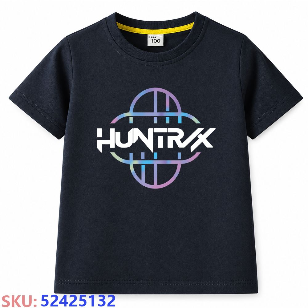 KPop Demon Hunters Children's cartoon print T-shirt