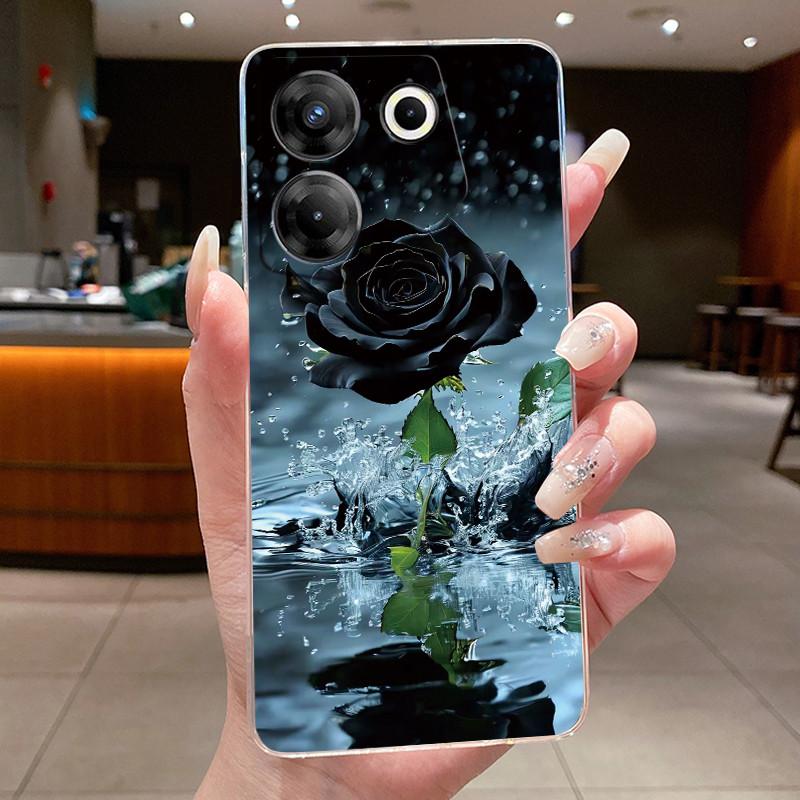 Hülle Für Tecno Camon 20 Pro 5G Hülle CK8n Ästhetisch Süß Cool Jungen Mädchen Transparente Rückseite Tecno Camon 20s Pro 5G Handyhülle
