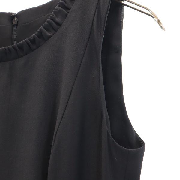 Armani Collezioni Made In Italy Wool Blend No Sleeve One Piece 38 Black Women Used