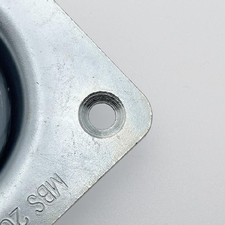 Recessed D Ringing Floor Anchors Stainless Steel Cargo Hook with Four Hole Plate for Truck Trailer Utility Floor Mounts