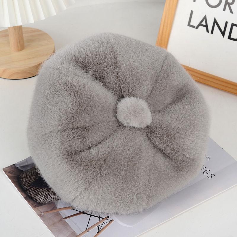 

Новый осенне-зимний берет в иностранном стиле, имитация норки, тыква, женская шляпа, утолщенная, модная, универсальная, зимняя, теплая one size 56-62cm