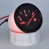 E-1/2-F Fuel Level Gauge Boat Marine Fuel Tank Level Gauge with 100-550mm Fuel Indicator Sensor Red Backlight for Car Boat