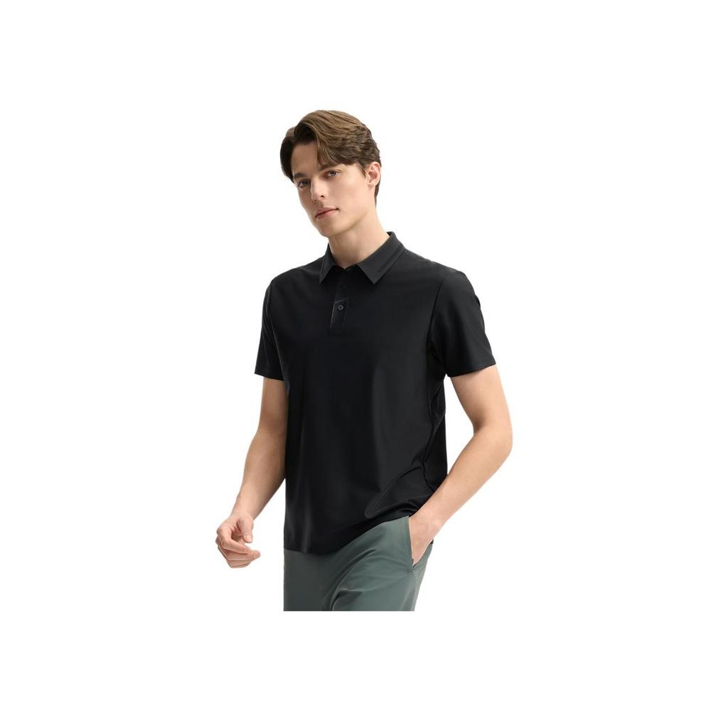 New FILA Polo Shirt Men's Jet Black BK F11M522102F-BK