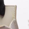 Used JIL SANDER TANGLE Shoulder Bag Leather White Used Women