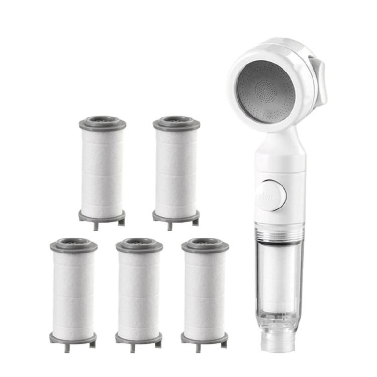 Skin Protecting Portable Shower Filter Pressures Amplifying Technologys Portable Size Convenient for Hotel or Camping