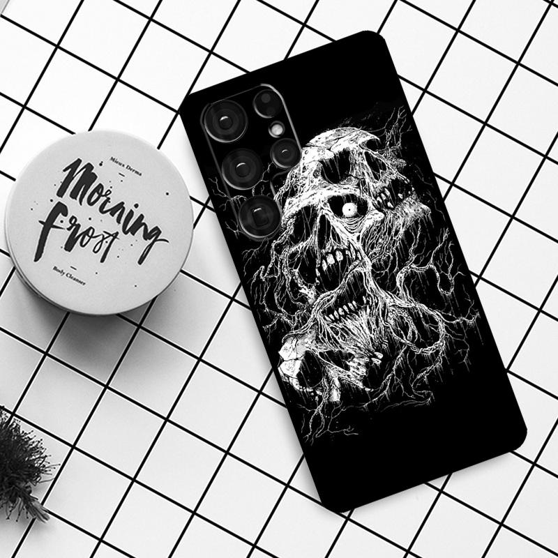 

Готический Модный Чехол-Череп Для Samsung Galaxy S23 S21 S22 Ultra S8 S9 S10 Note 10 Plus Note 20 Ultra S20 FE Чехол Galaxy S23
