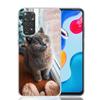 Coque de téléphone pour chat British Shorthair pour Xiaomi Redmi Note 15 14 13 12S 12 Pro Plus 11S 11E 11 11T 10S 10 Motif artistique doux Rouge