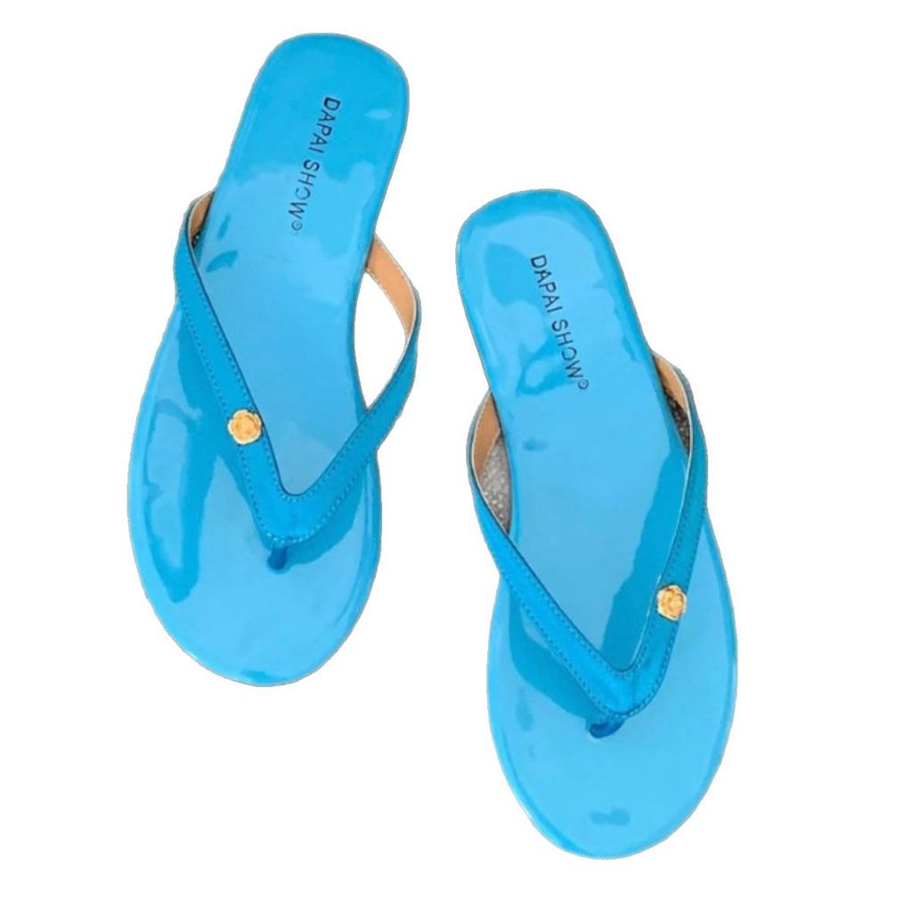 Fashion Low Rivet Beach Shoes Woman's Slippers Luxury Slides Rubber Flip Flops Sabot 2025 Flat Designer Hawaiian Summer Soft Metal Decor