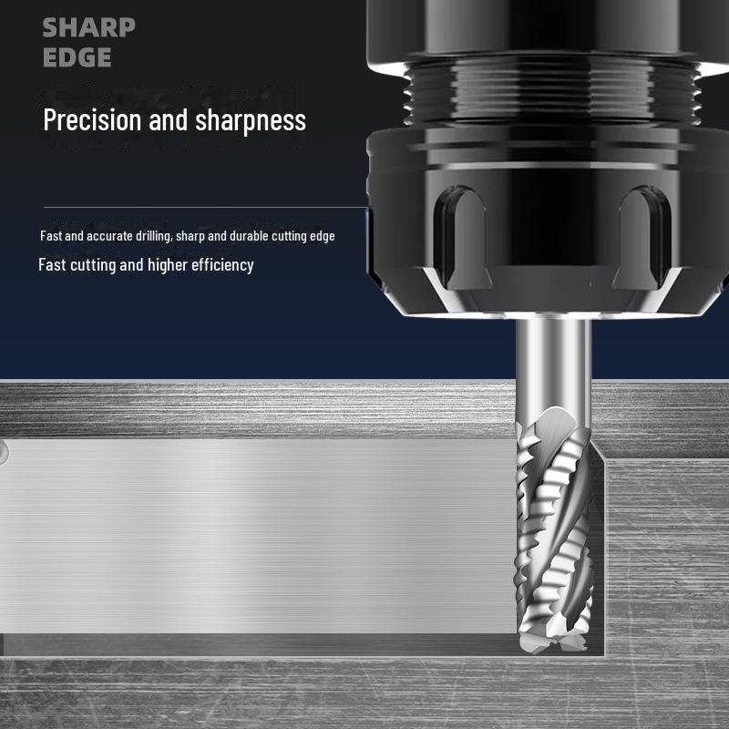 Tiangong M42 High-Speed Steel Cobalt Wave Edge CNC Milling Cutter for Aluminum