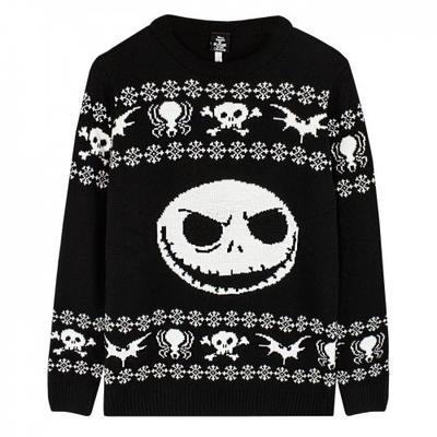 Nightmare Before Christmas Unisex Adult Jack Skellington Knitted Jumper