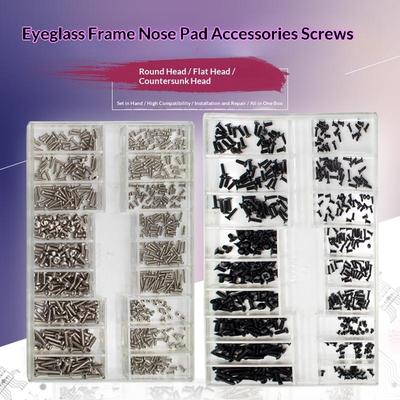 1 Conjunto Caixa de Parafusos de Relógio 18 Tipos Kit de Parafusos Mini Parafuso de Cabeça Chata Para Telefone Tablet Lente de Câmera Acessórios de Reparo de Laptop