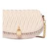Michael Kors Mila Oval Flap Design Crossbody Bag Small Women Bags Cream 35S6GIMC5Y-WHITE