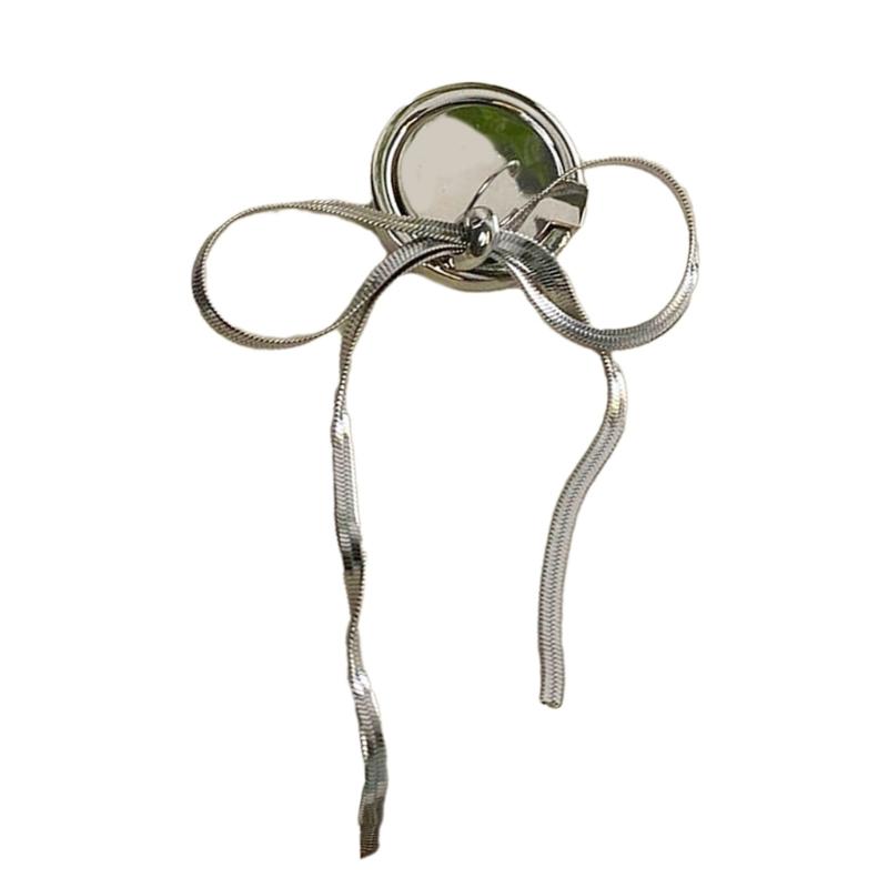 

Chic Mobile Stand with Bowknot Fashionable Phone Grip Accessory Versatile Bows Shape Phone Mount Portable Phone Holder 1