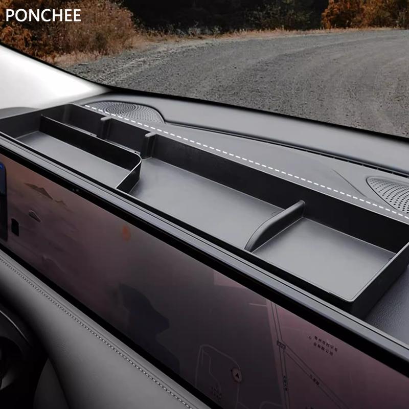 For IM Motors MG IM6 LS6 IM5 L6 LS7 2023-2025 Instrument Desk Screen After Storage Pad Sundries Storage Box Automobile Supplies