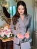 2025 Summer European & American Style Suit Jacket and High-Waisted Slimming Skirt Set