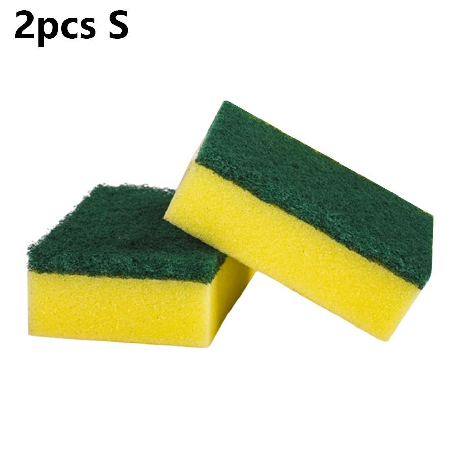 

2pcs Scrub Sponges Multi-Size Non-Scratch Dish Sponges for Kitchen Cleaning Super Absorbent Sponges for Dishes Pots Pans JXB