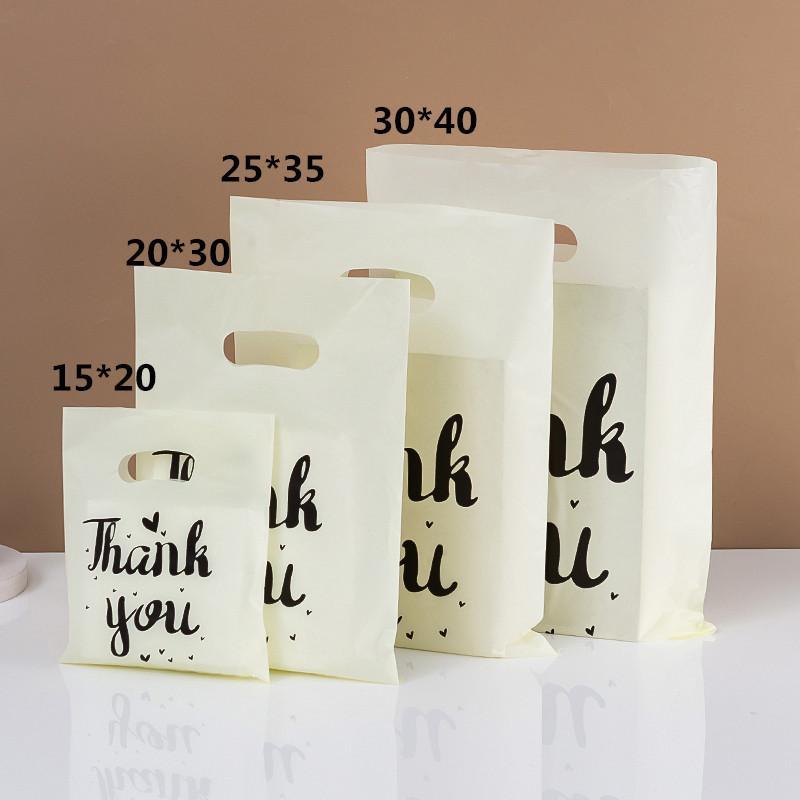 100 Pezzi Borsa Tote di Alta Qualità "Grazie" per Festa, Laurea, Souvenir, Regalo di Natale