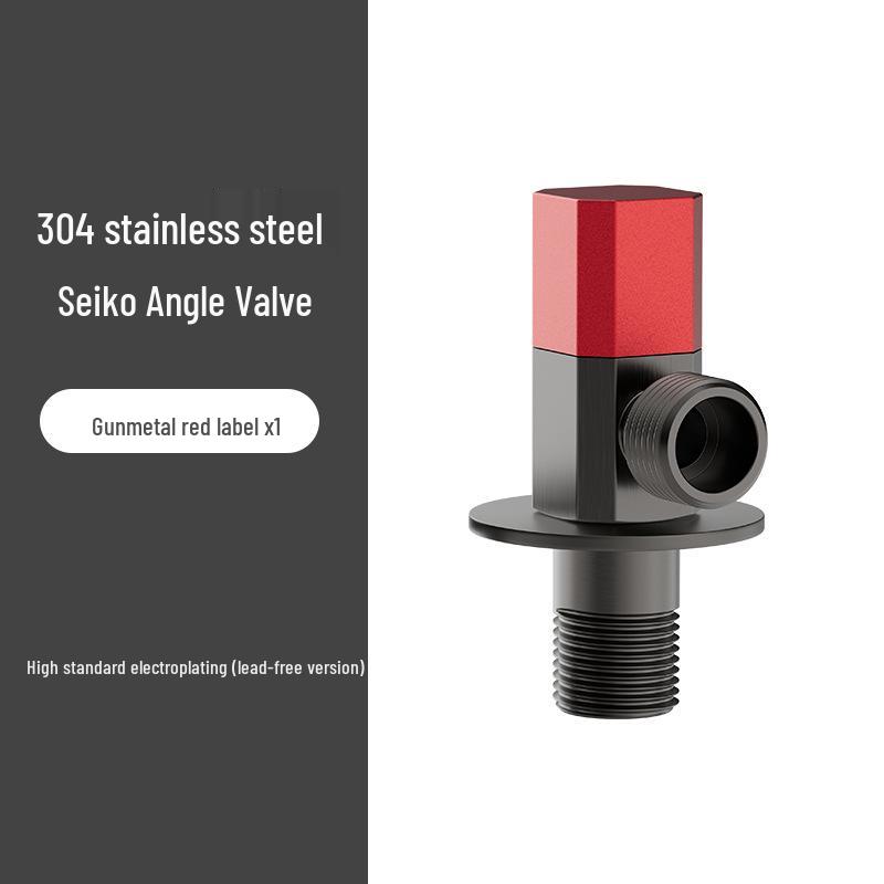 Stainless Steel High-Flow Submersible Angle Valve - Hot/Cold Universal Ball Stop Valve for Boats and Homes