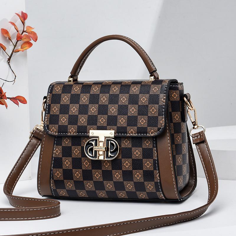 Bag women's bag 2025 new pu small square bag high-end sense versatile shoulder messenger bag women's bag tide