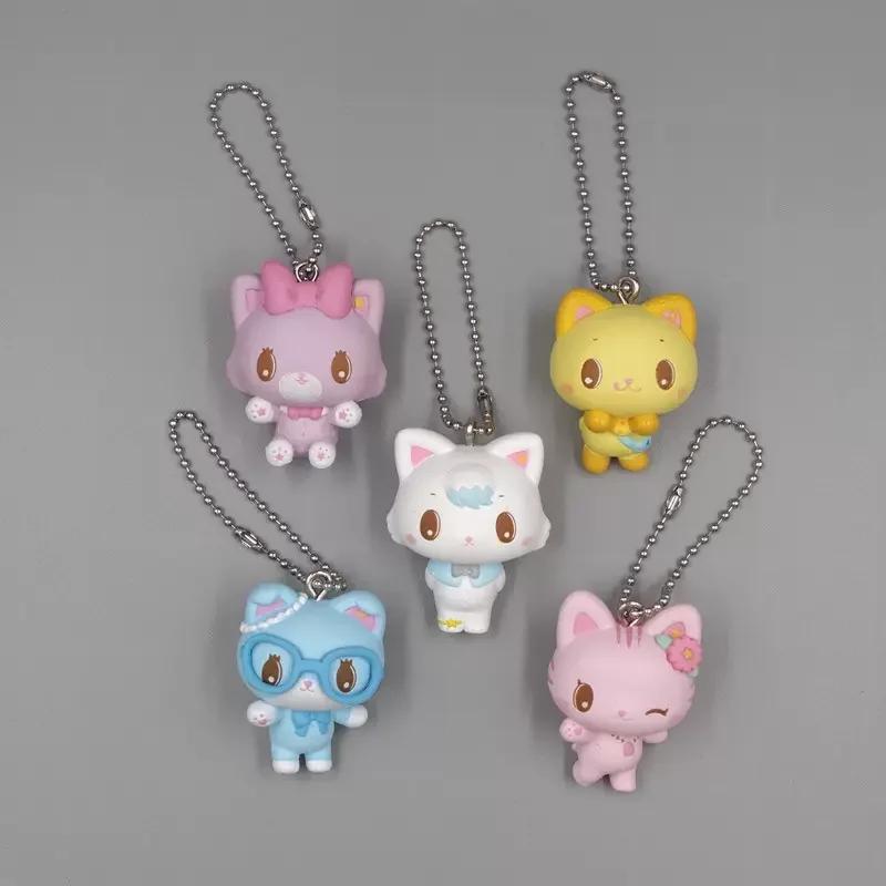 Cinnamorolles Dessertes Series Cat DIY Materials Figures Peripheral Products Model Pendant Key Chain