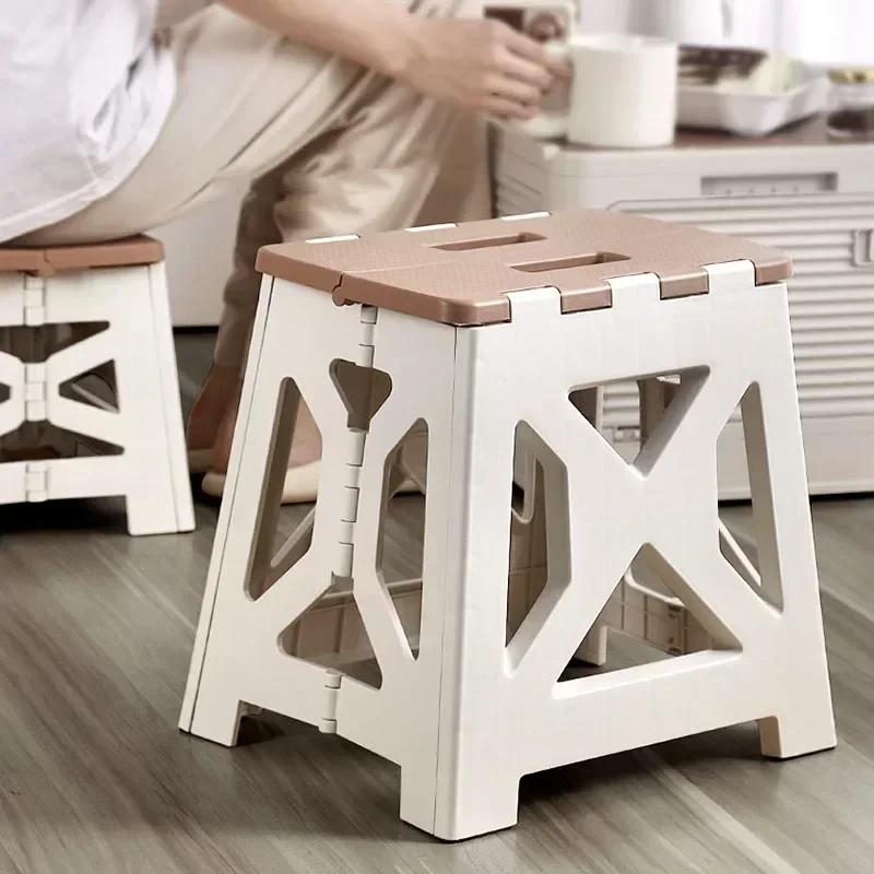 Scaun pliabil din plastic portabil Scaun de camping în aer liber Scaun Acasă Baie Bucătărie Grădină Camping Copii Adulti Scaun