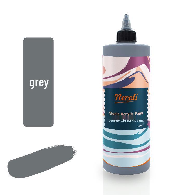 500ml Acrylic Pigment Squeeze Bottle - Traditional Macaron Morandi Colors