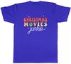Christmas Movies Junkie Unisexs TShirt Film Cinema TV Tee Gift
