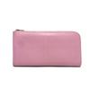 HERMES remix combine duo  Long Wallet Epsom Mauve Sylvestre x Lime pink/yellow