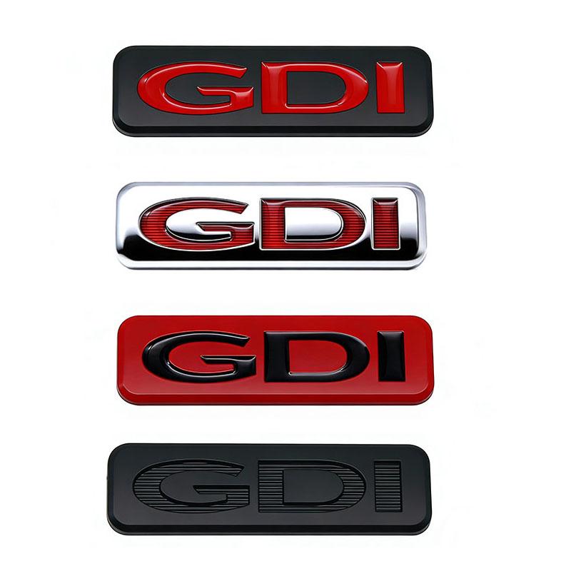 Premium Metal GDi TGDI 3D Car Emblem for Hyundai Sonata IX35 Tucson Elantra | SKJD6 Rear Tailgate Zinc Alloy Badge Decoration Sticker